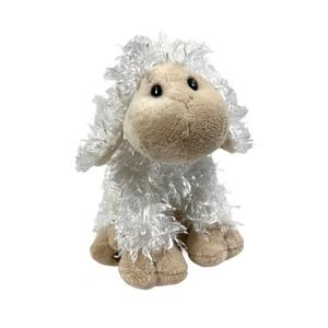 Ganz Webkinz White Lamb Plush Stuffed Animal Toy HM201 No Code‎